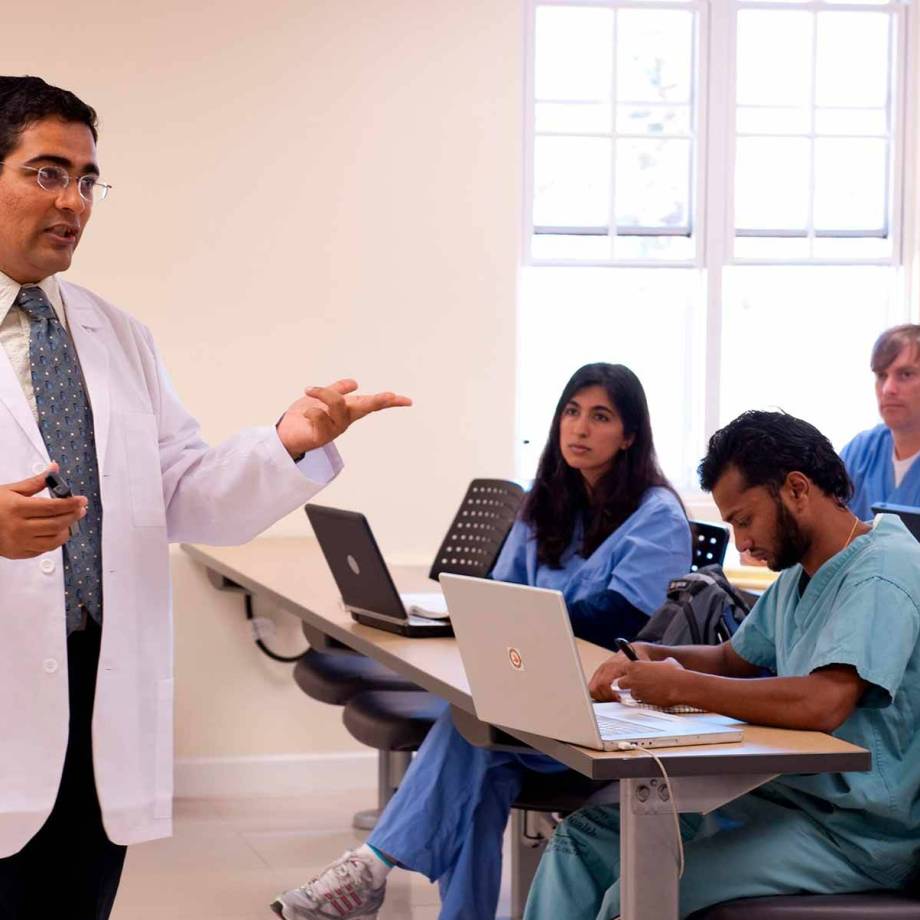 MUA Professor in the Classroom