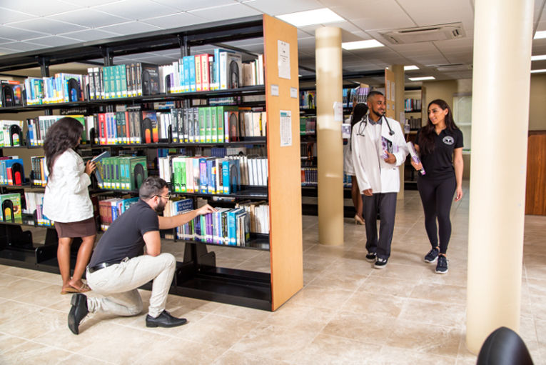 MUA Students in the Library