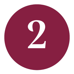 Red number 2 in circle