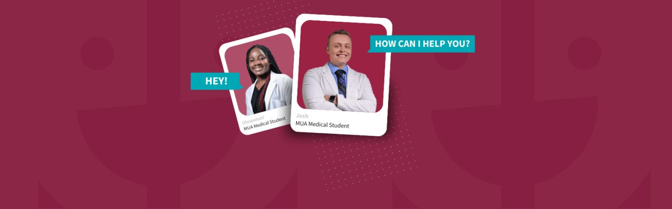 Chat with a Student Banner Image