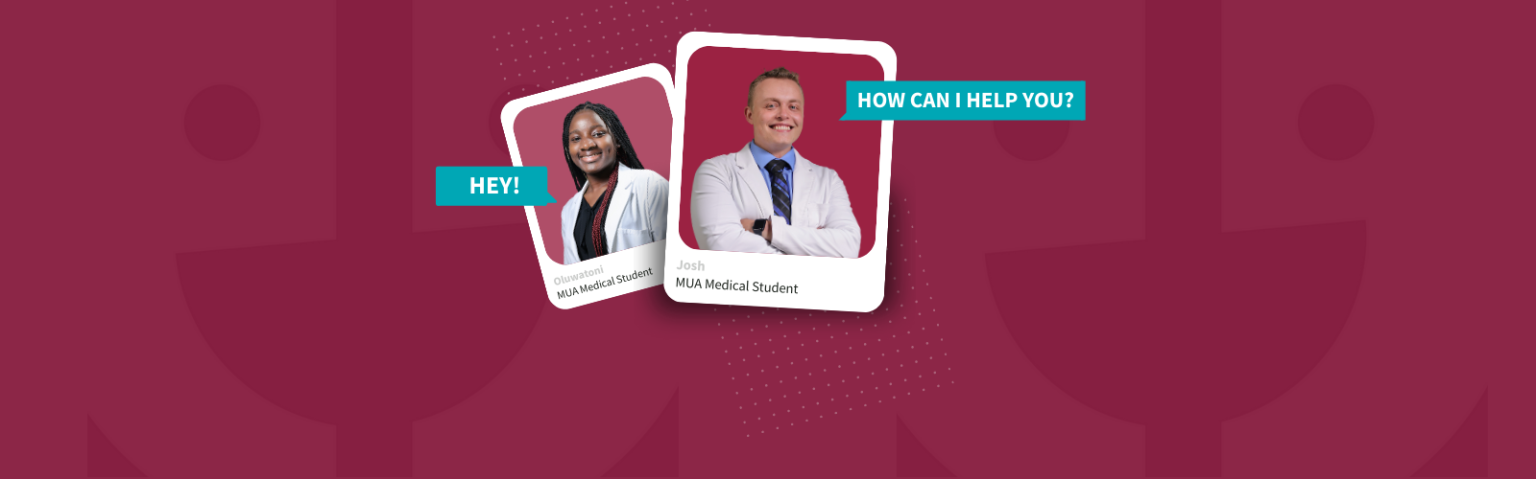 Chat with a Student Banner Image